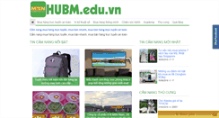 Desktop Screenshot of hubm.edu.vn